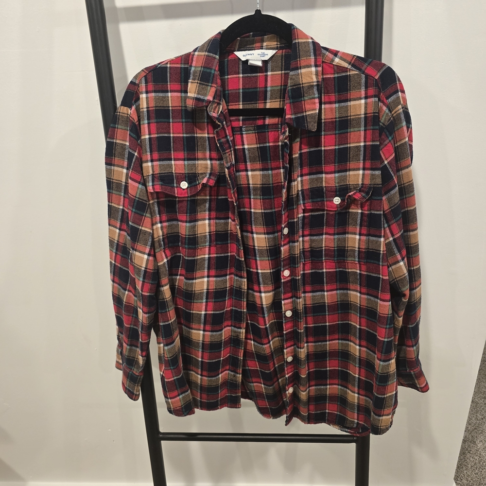 Women's Plaid Flannel Shirt